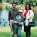Golriz Ghahraman with her parents in Auckland in 1990, soon after they arrived in New Zealand from Iran.