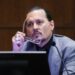 Actor Johnny Depp testifies during the trial at Fairfax County Circuit Court in Fairfax, Va., Wednesday, April 20, 2022. Depp sued his ex-wife Amber Heard for libel in Fairfax County Circuit Court after she wrote an op-ed piece in The Washington Post in 2018 referring to herself as a