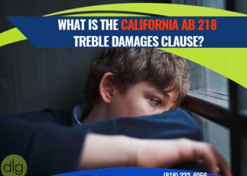 What is the California AB 218 Treble Damages Clause?