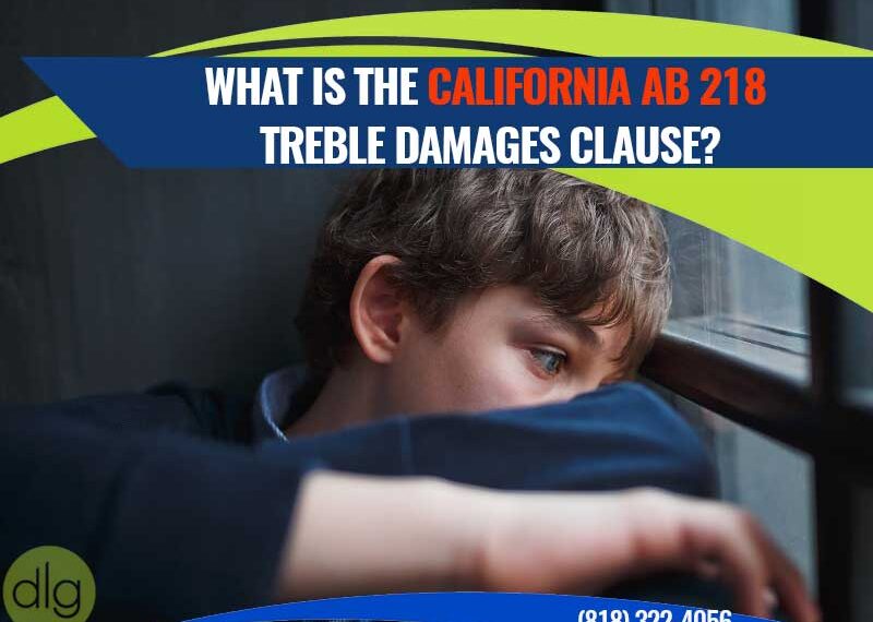 What is the California AB 218 Treble Damages Clause?