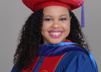 Haley Taylor Schlitz cap and gown headshot