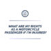 Were you injured as a passenger in a motorcycle accident?