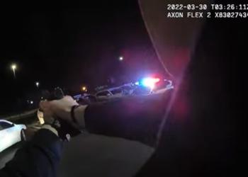 New video shows woman barreling at cops, ramming cruisers