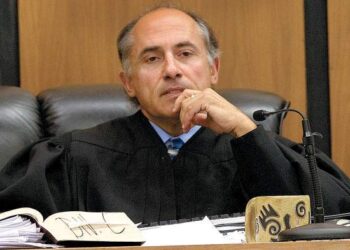 Judge Reyes in court