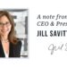 CEO & President Jill Savitt