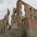 Semenivka's psychiatric hospital in ruins.