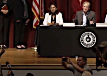 Tearful Texas Democrat Urges Greg Abbott to 'Do Something' on Guns