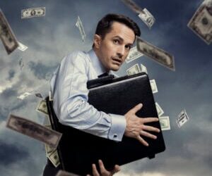 lawyer briefcase money