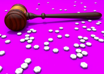 gavel and abortion pills