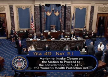 Every Senate Republican and Democrat Joe Manchin Vote Against Women's Health Protection Act Ahead of SCOTUS Abortion Ruling