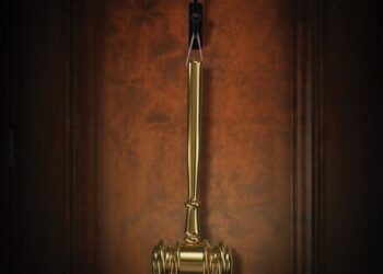 gavel on hook