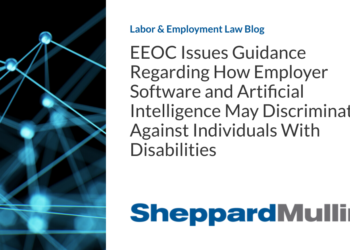 EEOC Issues Guidance Regarding How Employer Software and Artificial Intelligence May Discriminate Against Individuals With Disabilities