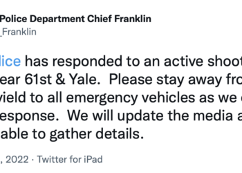 Active Shooter reported at Tulsa Hospital – Law Officer