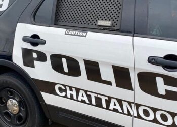 A Chattanooga police car