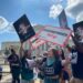 Demonstrators converge outside Supreme Court after Dobbs decision