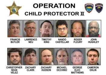 Police arrested 12 people between the ages of 20 and 67 in the operation.