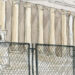 sketch of supreme court with large chain link fence in front