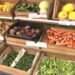 Outdoor Food Market with Vegetables