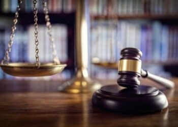 gavel and scales of justice