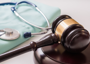gavel and stethoscope