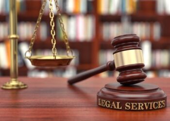 legal services words and gavel