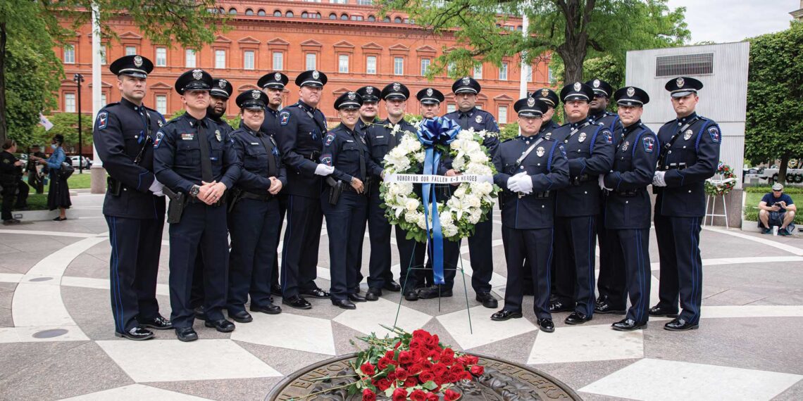 national-police-week-2022-1-mesquite-texas-police-officers-honored-fallen-k-9-kosmo-at-the-national-police-k-9-memorial-service