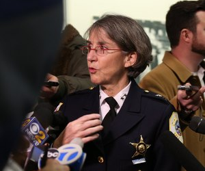 In this 2016 file photo, Anne Kirkpatrick, as head of the Chicago Police Department's Bureau of Professional Standards, attends a new recruits event.