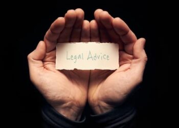 legal advice words in hands