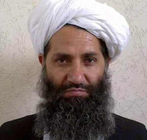 The Taliban leader Mullah Haibatullah Akhundzada