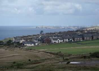 Whitehaven in Cumbria is the site of a proposed new coalmine in northwest England