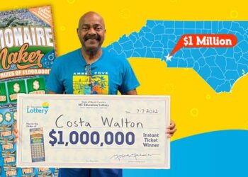 ‘We both nearly fainted.’ Retired N.C. cop celebrates stunning lottery win