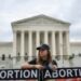 Activists Continue To Gather Outside Supreme Court After Historic Overturning Of Roe v. Wade