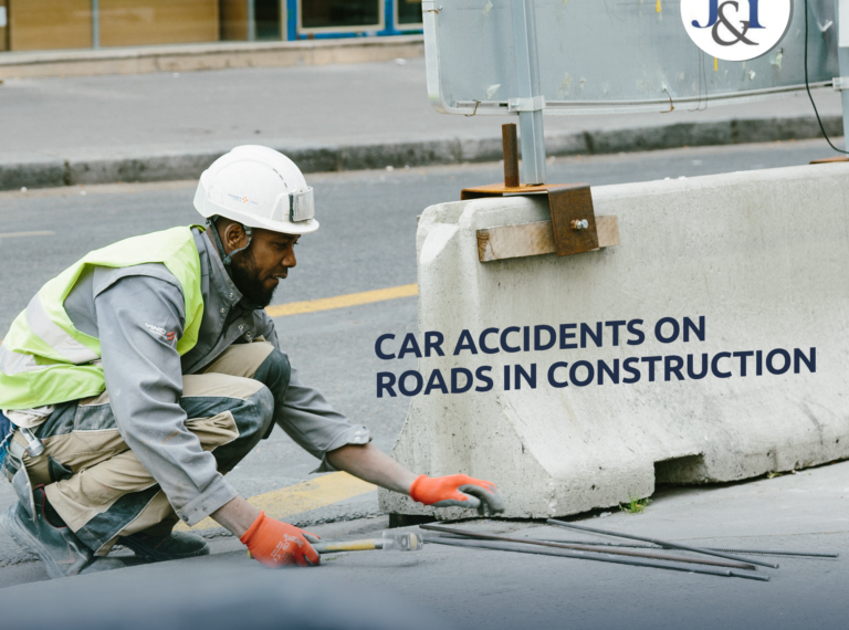 Car accidents on roads under construction