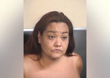 Patricia Castillo appeared to argue with the man before allegedly lighting him on fire.