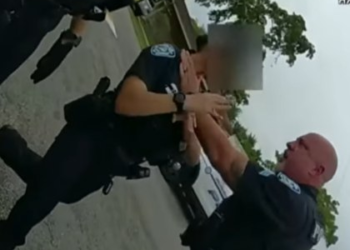 Sergeant who grabbed officer's throat arrested on battery, assault charges