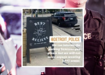 Detroit ice cream shop says it won’t serve cops in body armor