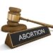 abortion words and gavel