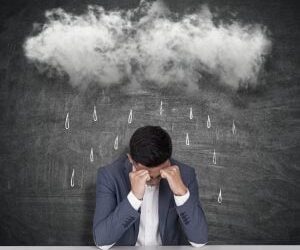 depressed crying lawyer