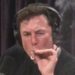 elon musk smoking