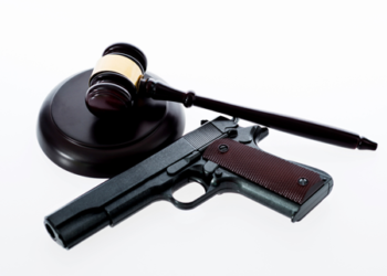 Gun and gavel