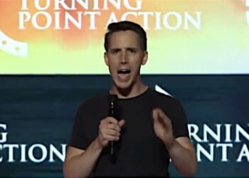 Josh Hawley Defiant in Far Right Convention Speech After J6 Committee Video