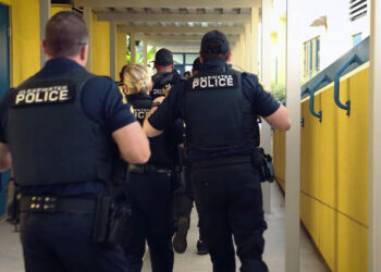 Pinellas County law enforcement conducts active shooter drills with school staff and first responders