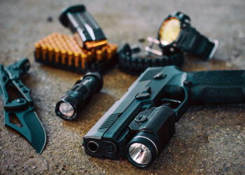 The utilization of weapon-mounted lights