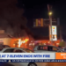 7-Eleven goes up in flames after woman armed with knife barricades herself inside – Law Officer