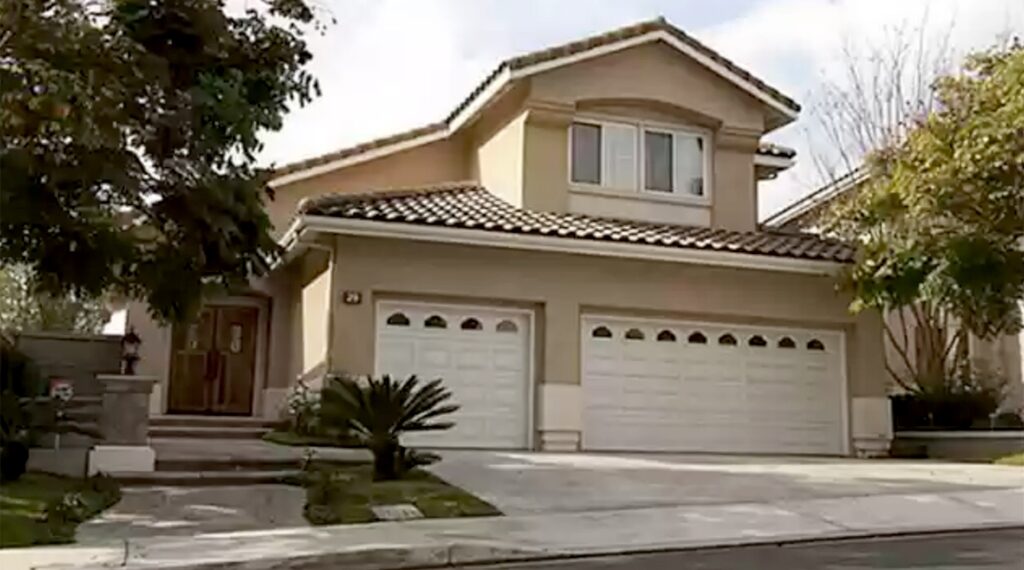 The home the couple shared.
