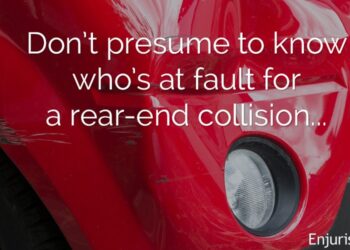 Liability for California rear-end crash