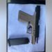 The Stockton Police Department released this image of a gun that was seized during a fight at Lincoln High School. 