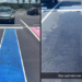 Student allowed to repaint 'Back the Blue' parking spot after school covered it up