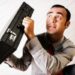 lawyer briefcase shield fear scared frightened