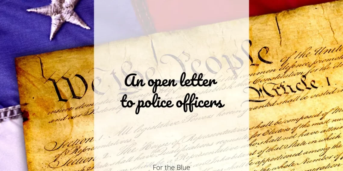 A Letter to Police Officers – Law Officer
